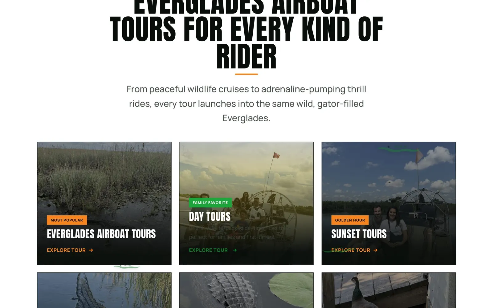 Aces Airboat Tours: s7 screen
