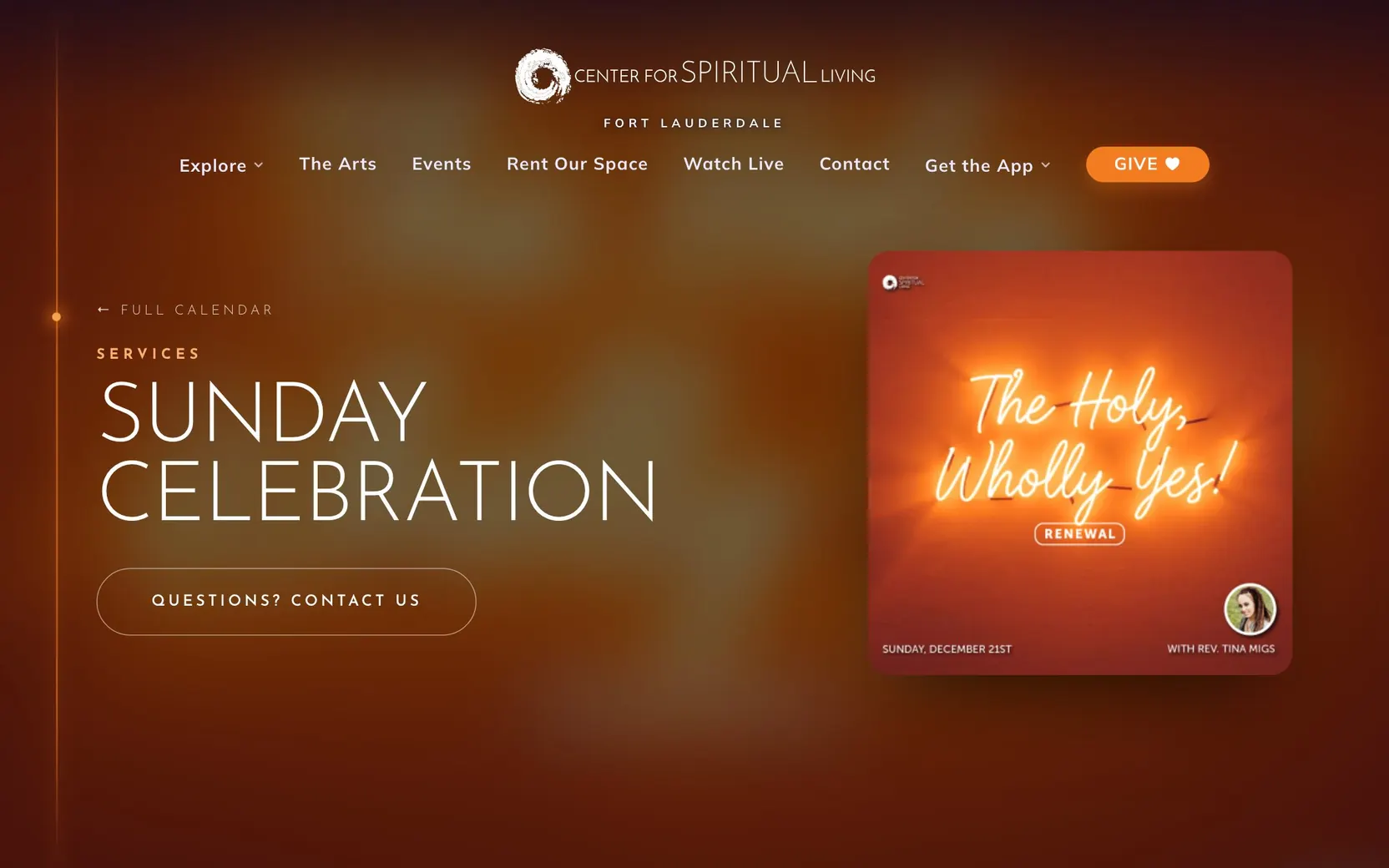 Sunday Celebration.