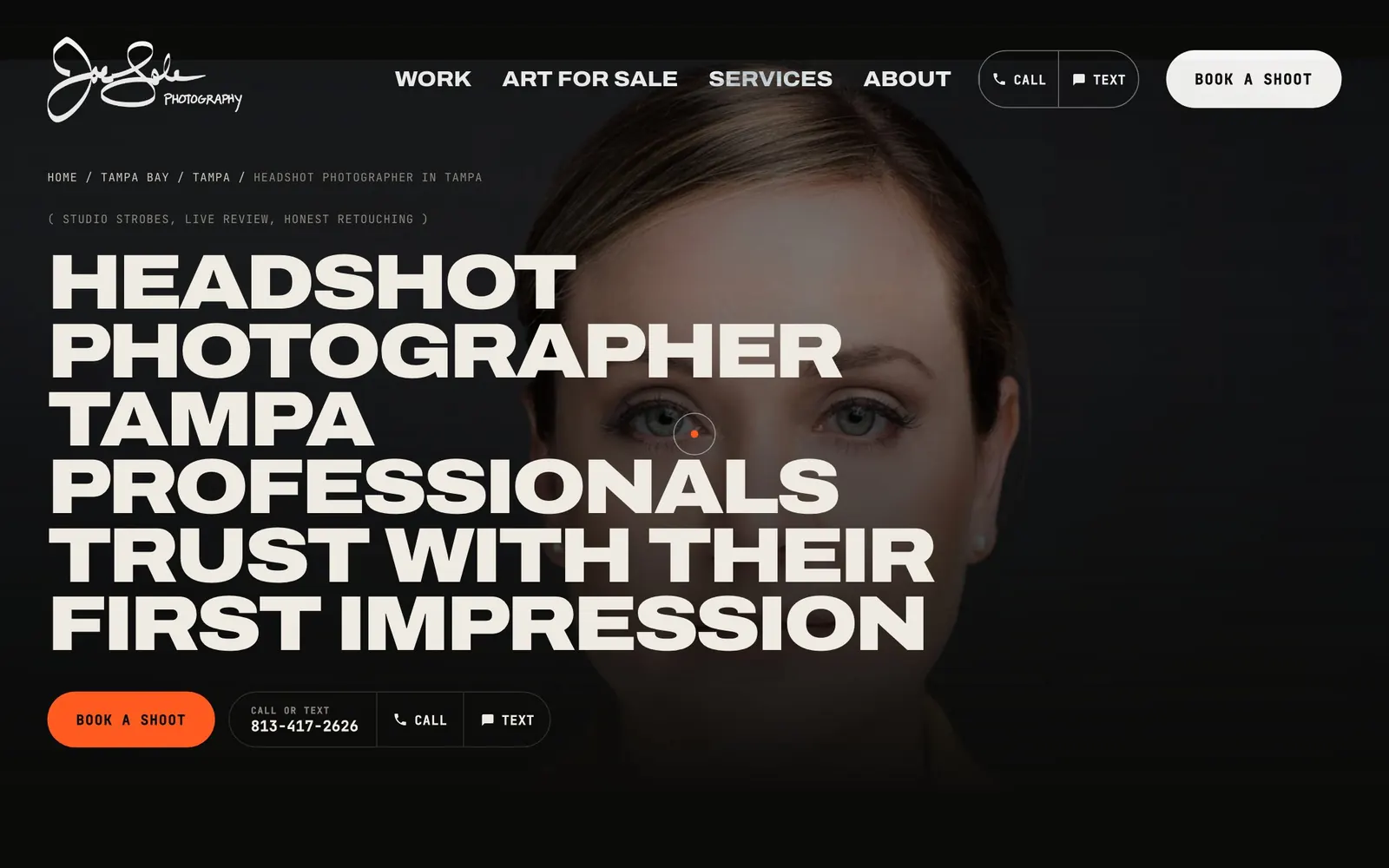 Joe Sale Photography: seo screen