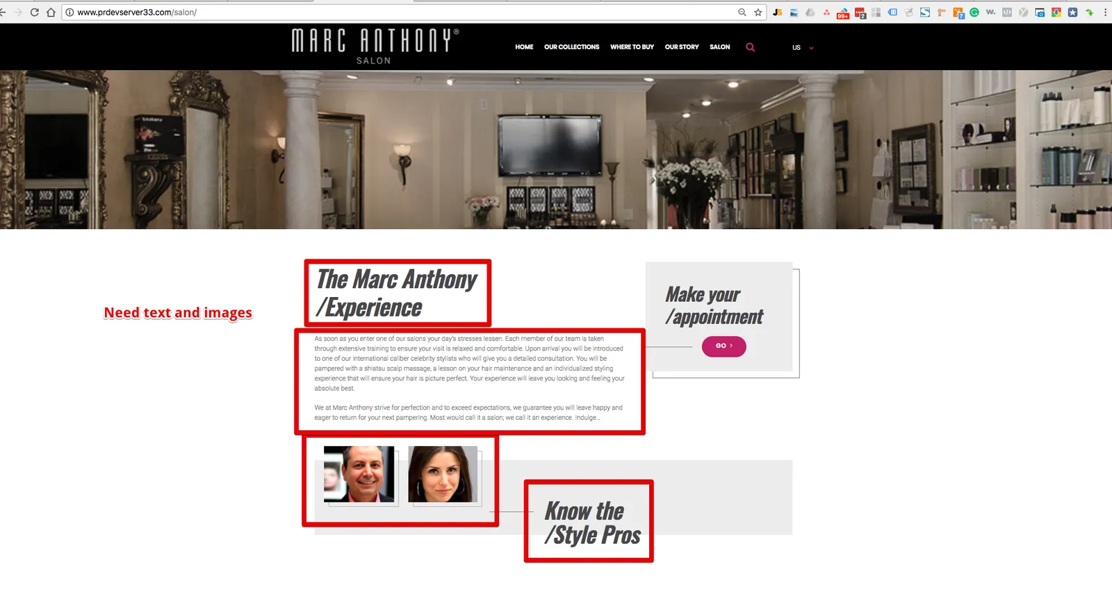 Marc Anthony True Professional: review screen