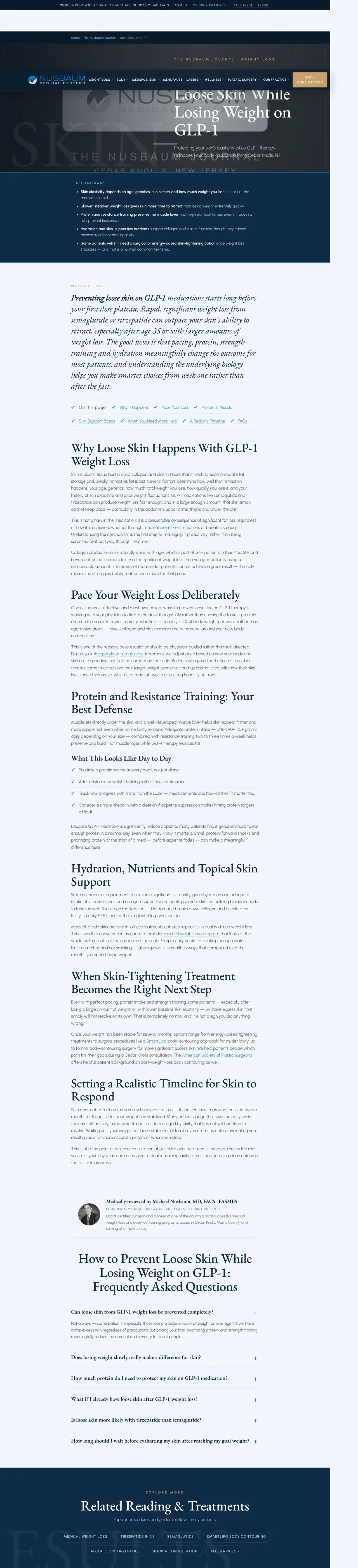 Nusbaum Medical Centers: article screen