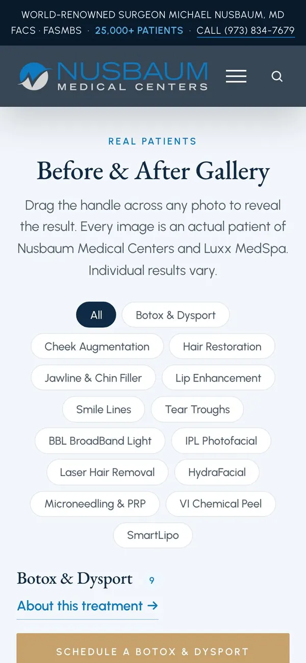 Nusbaum Medical Centers: m gallery screen