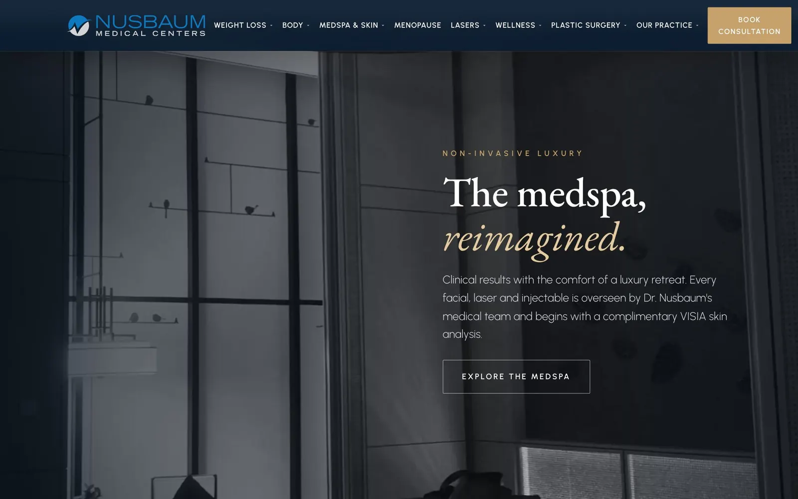 Nusbaum Medical Centers: medspa screen