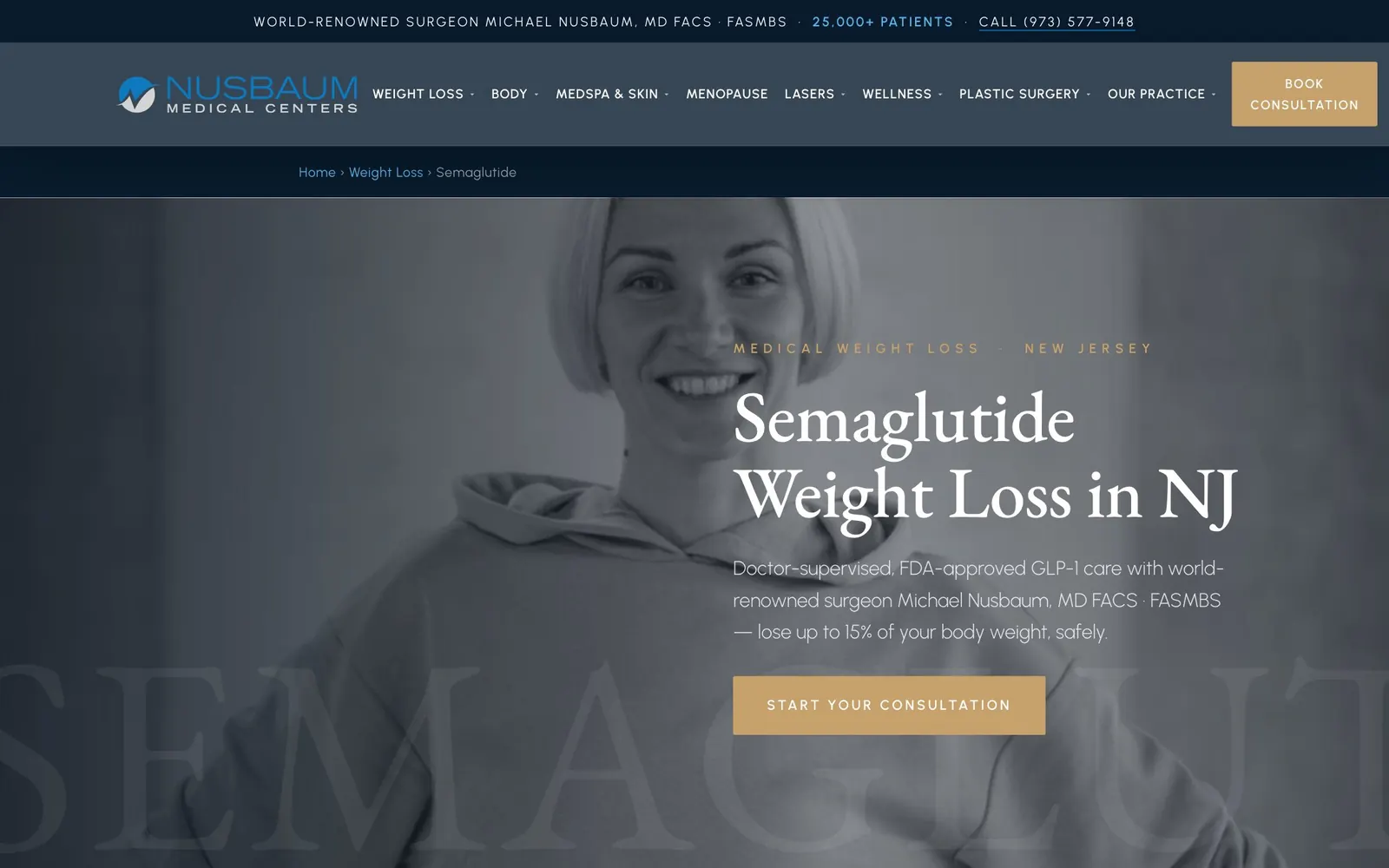 Nusbaum Medical Centers: semaglutide screen
