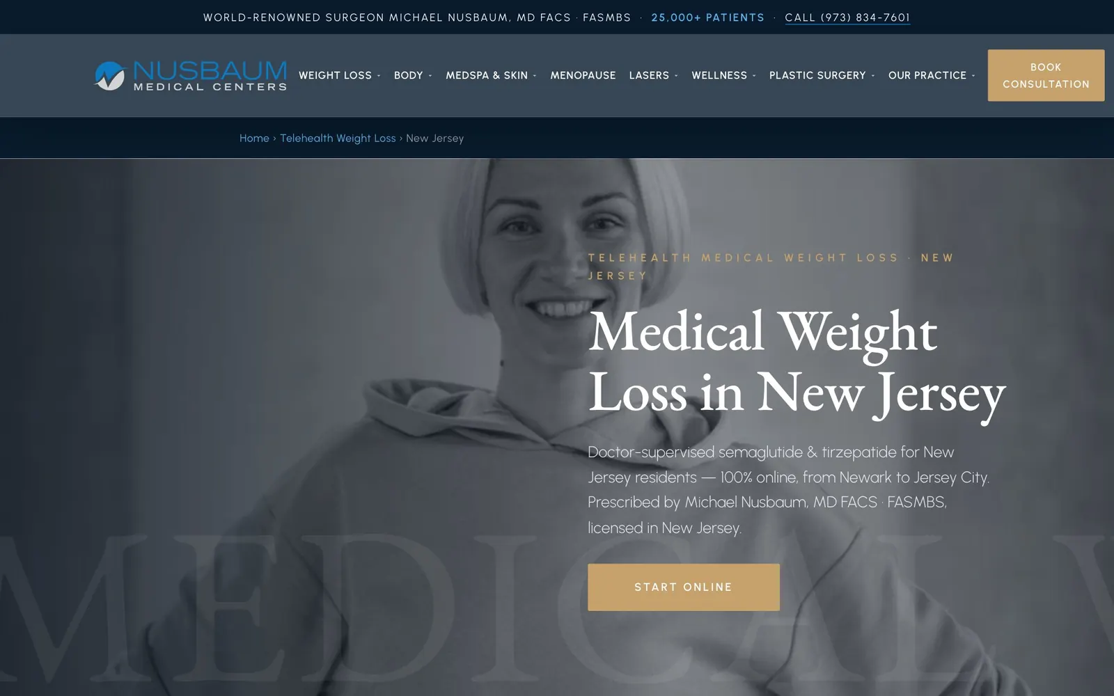 Nusbaum Medical Centers: service screen