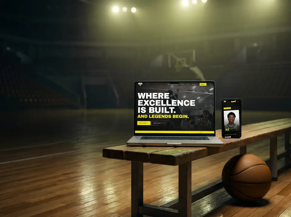 Prolific Prep website on a laptop and phone