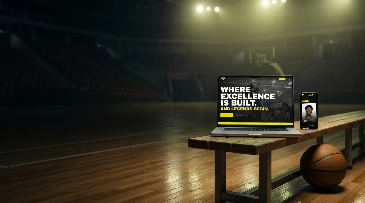 Prolific Prep website on a laptop and phone, built by Unified Marketing
