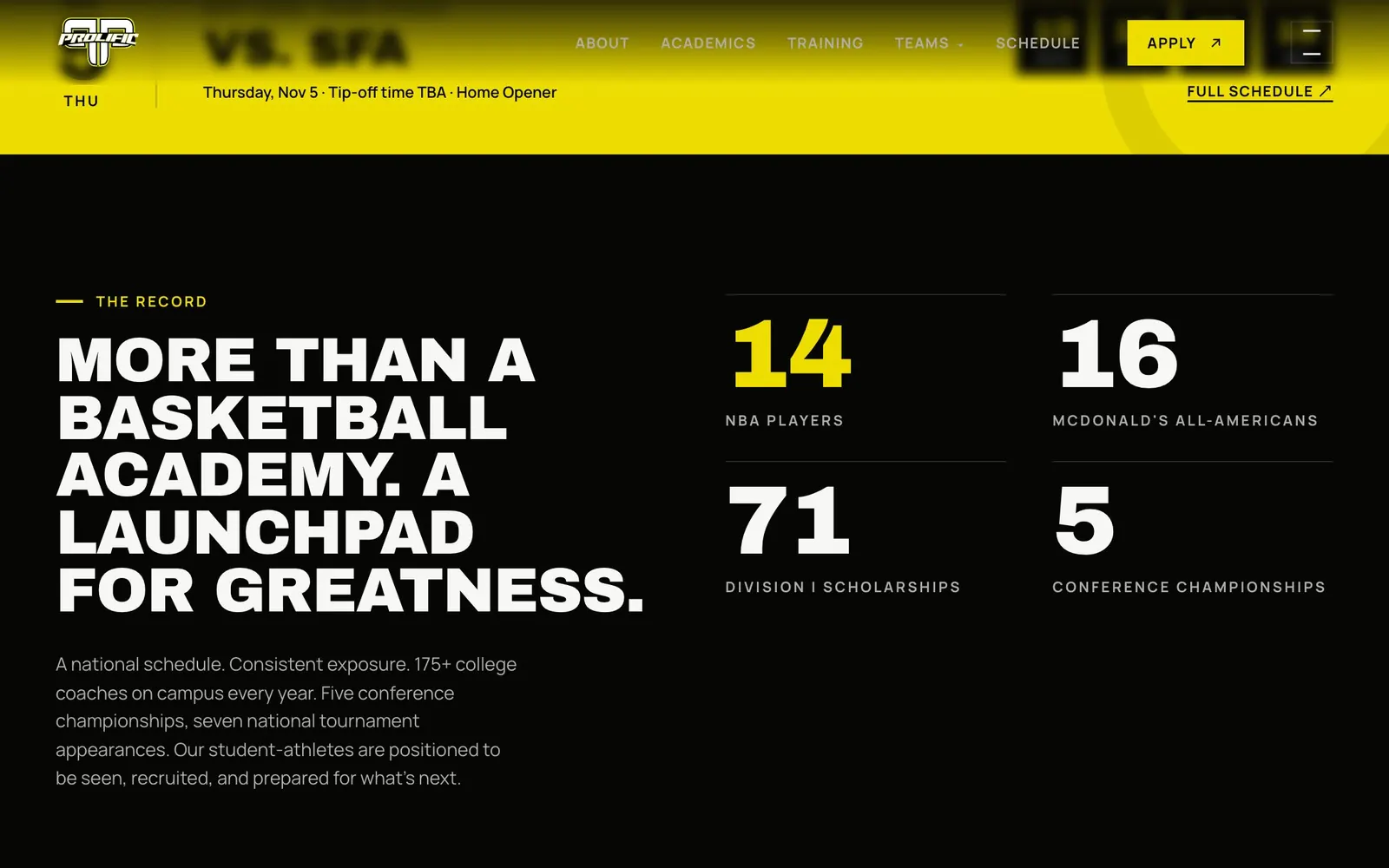 Prolific Prep: s1 screen