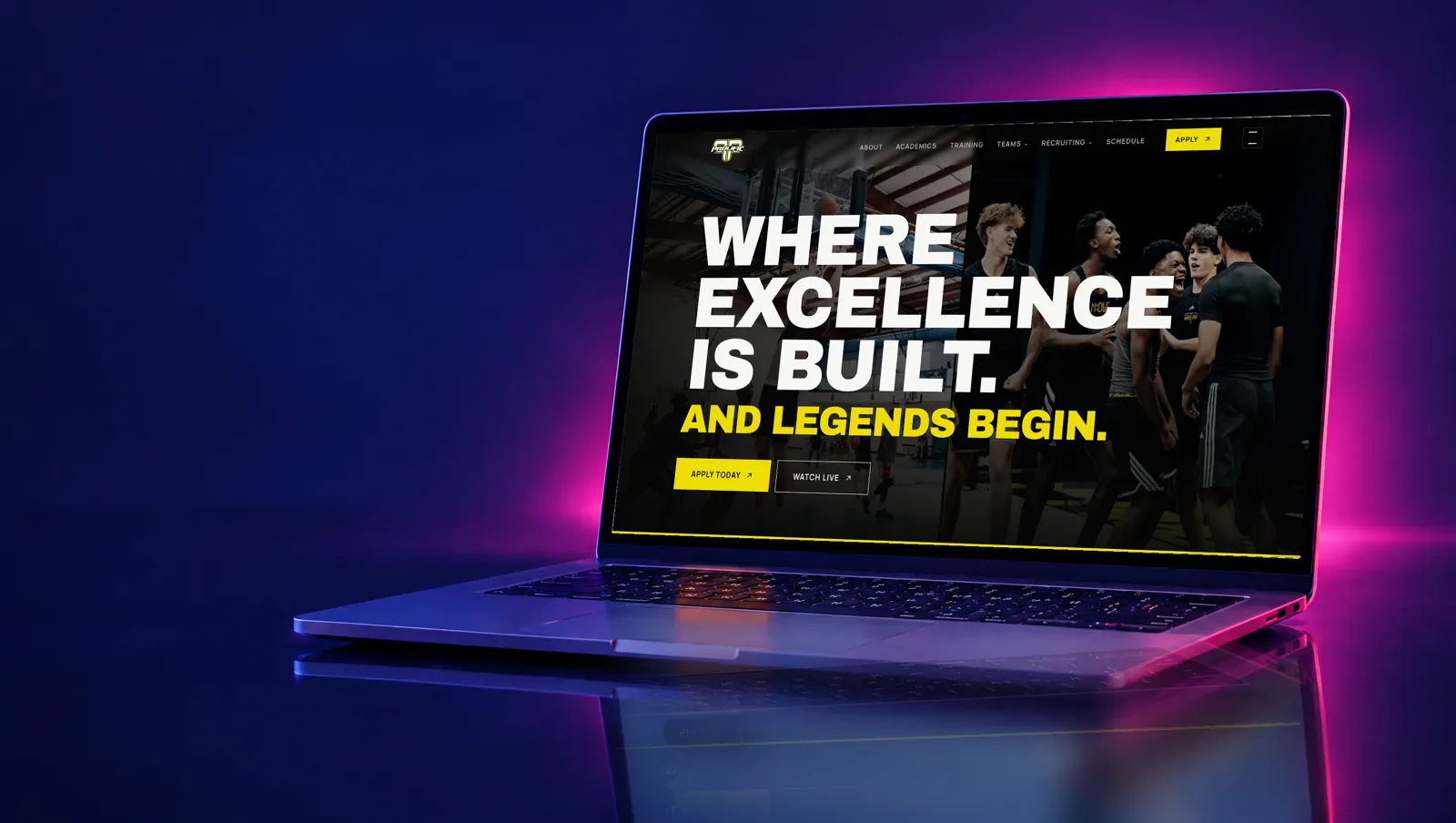 Prolific Prep website, built by Unified Marketing