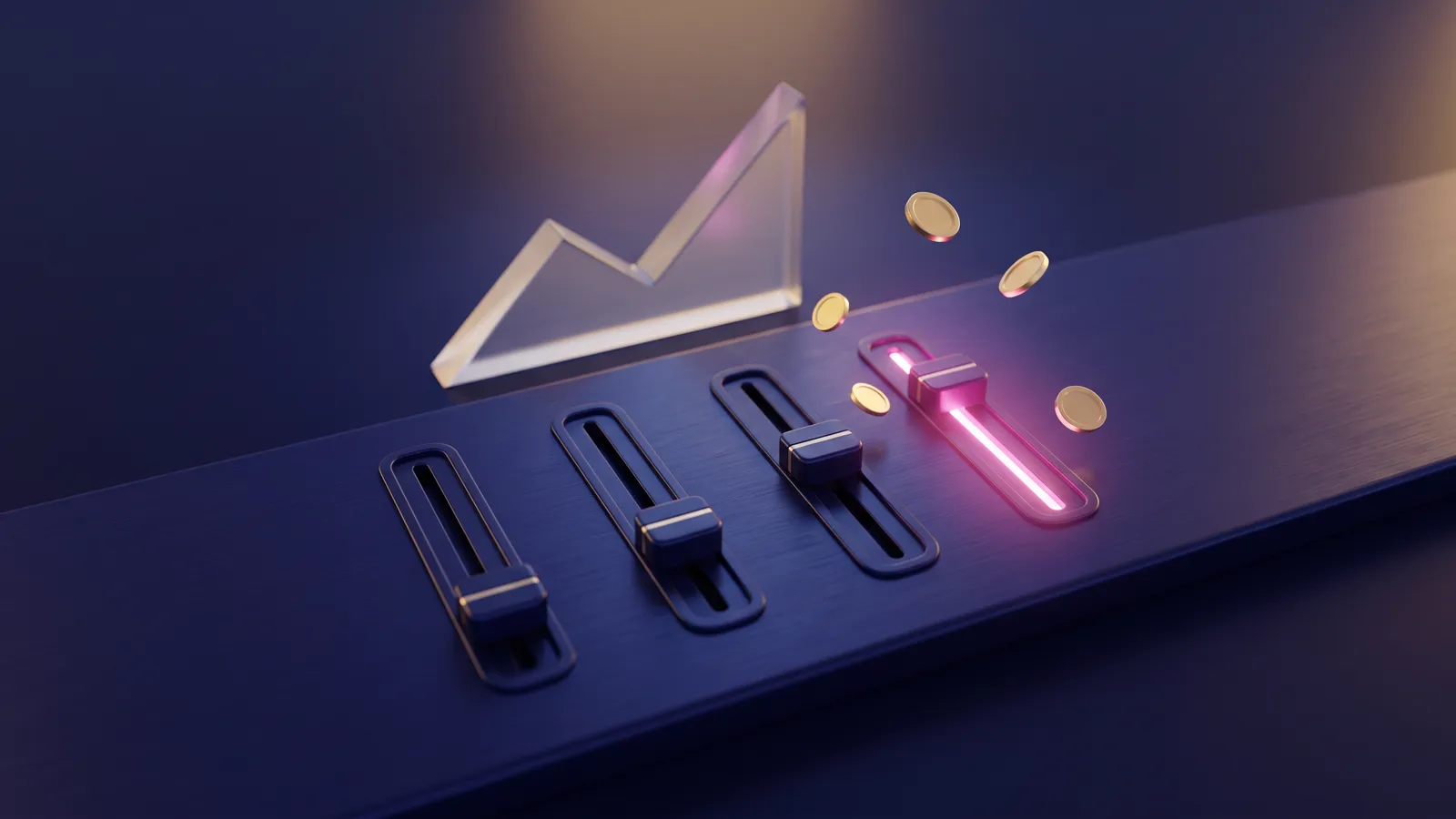 Google Ads bidding strategies shown as a ladder of control dials from manual to target-based bidding