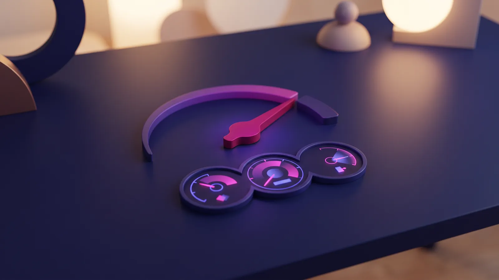 Google Ads Quality Score gauge with its three component dials