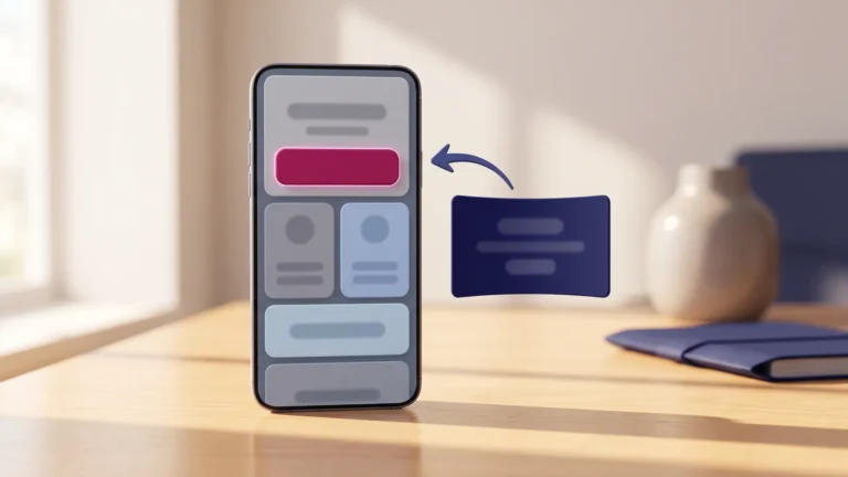 Landing page best practices: an ad connected to a mobile landing page with one clear action