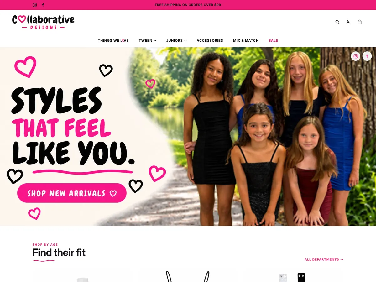 Collaborative Designs website homepage